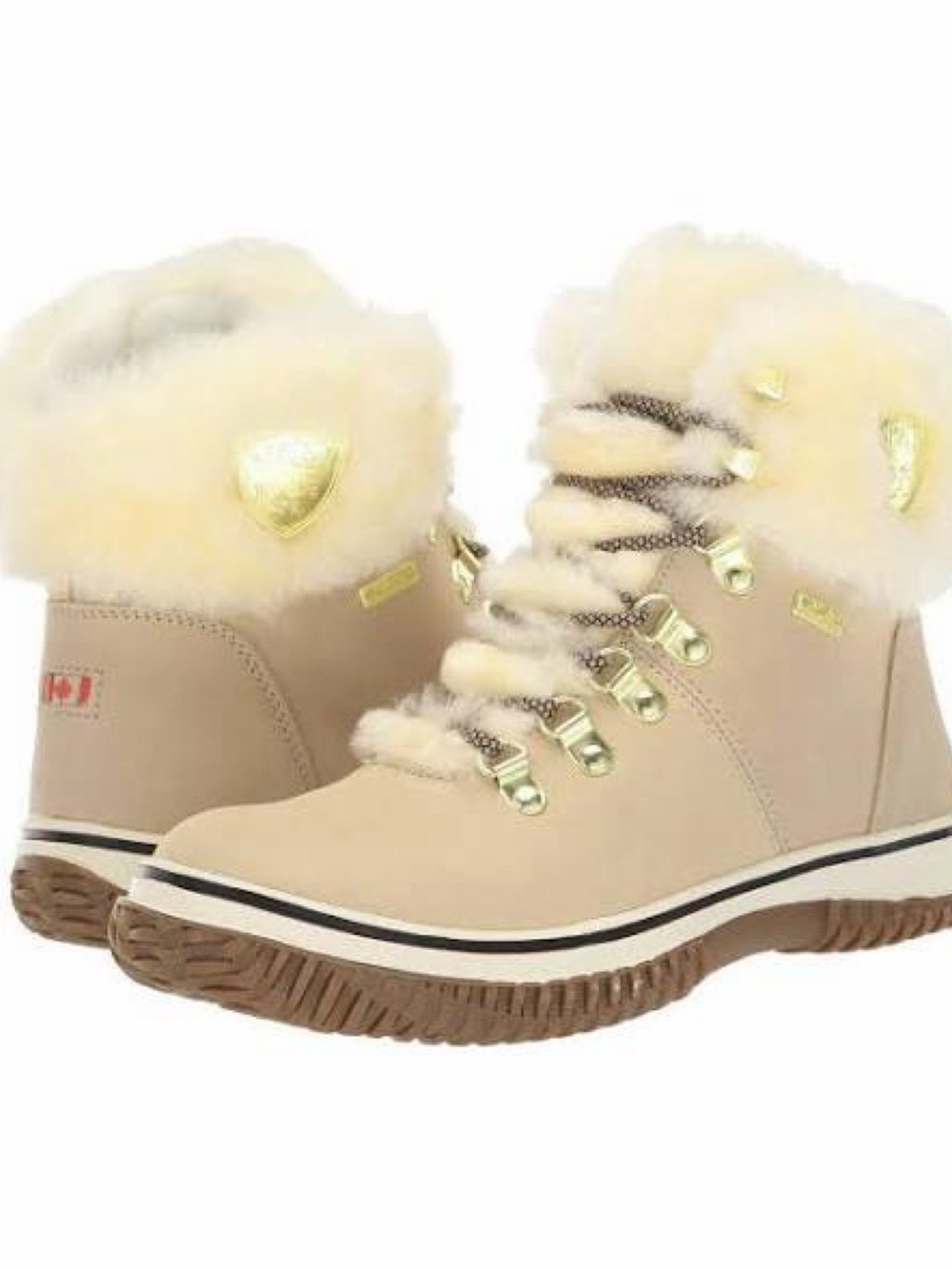 Pajar Galat Sand Nubuck Shearling Waterproof Boot